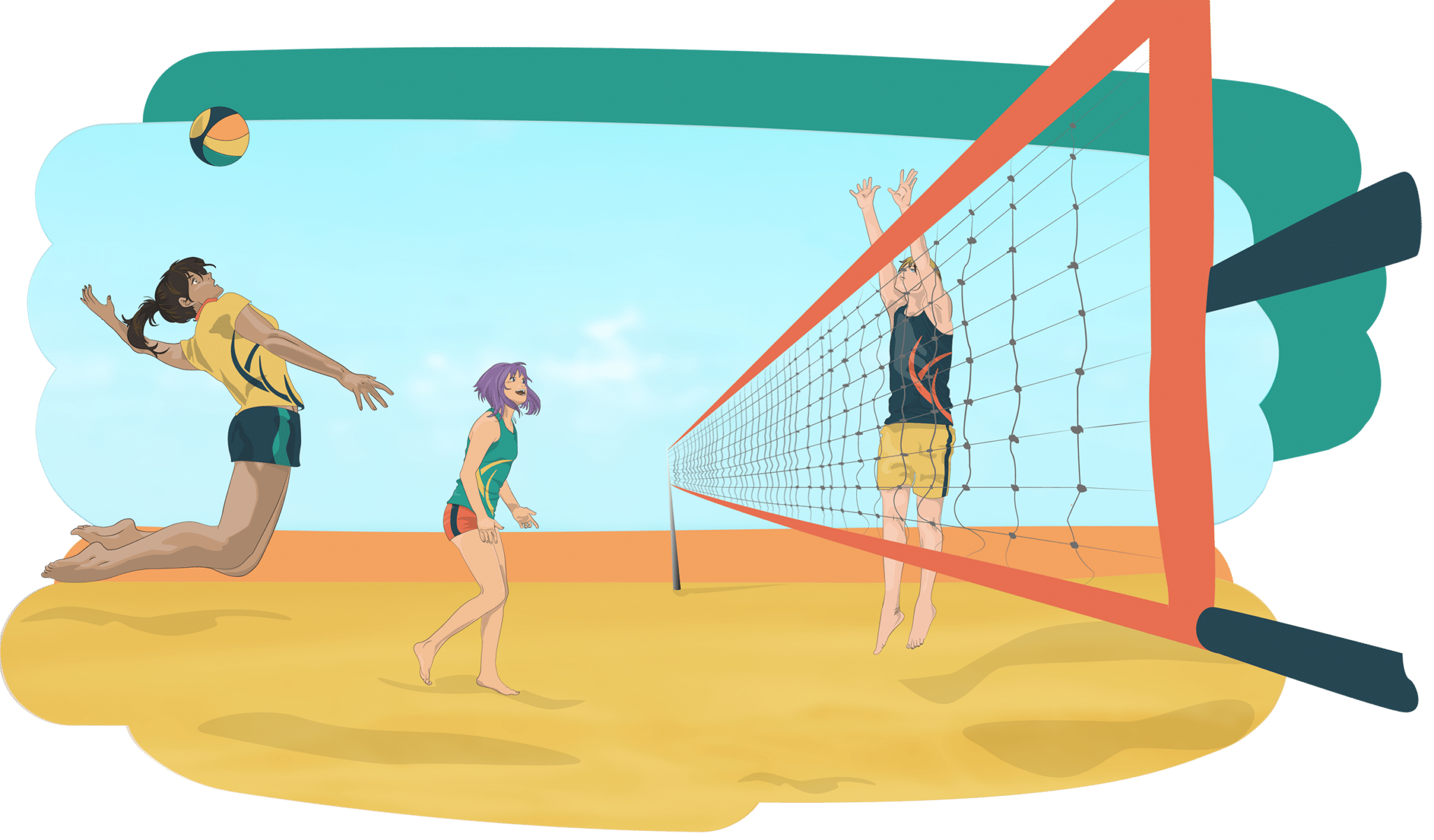 Beach Volleyball Courts Sprinks Farm Volleyball